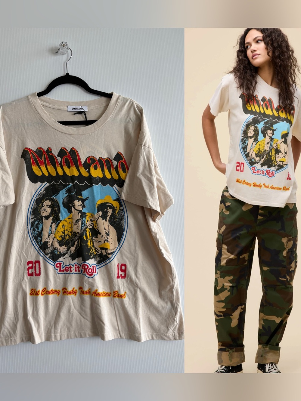 M NEW Daydreamer Midland Band T-shirt